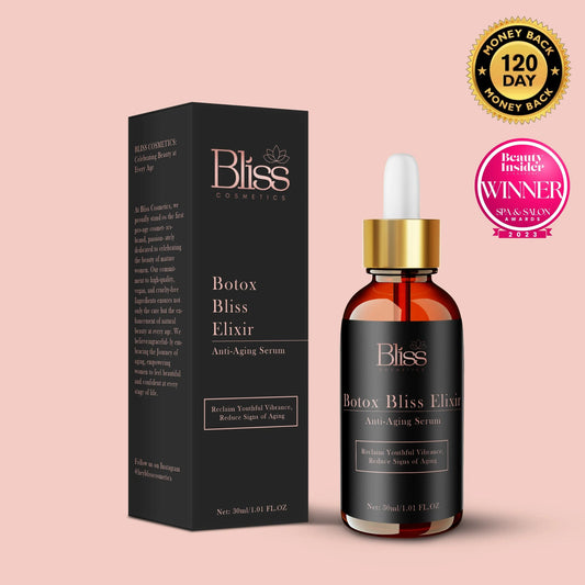 Botox Bliss Elixir | Raffermit la peau flasque de 87% en seulement 2 jours