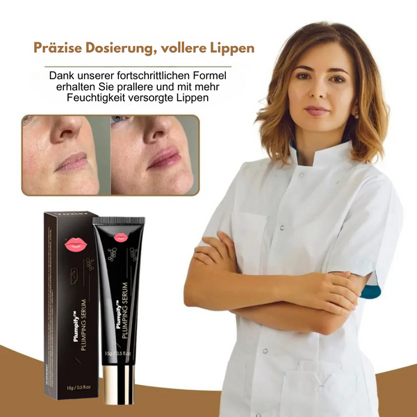 Lebendige Lippenserum-Transformation